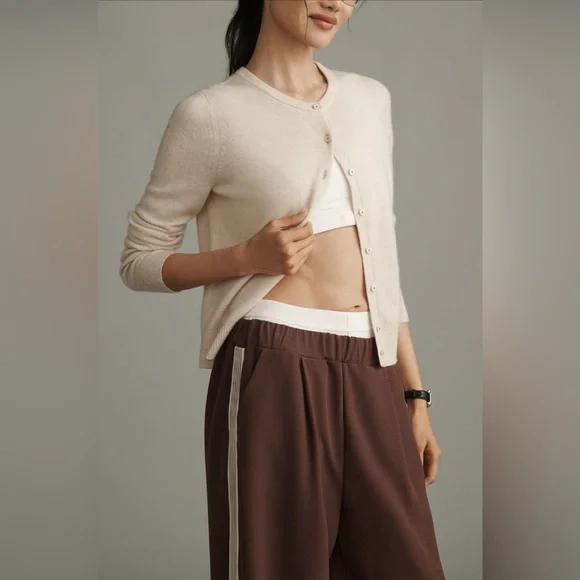 NWT! Anthropologie Maeve Pull-On Track Pants - XL Reg and Medium Tall 🔮 - Picture 2 of 10